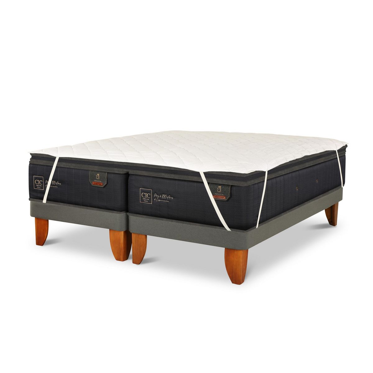 CIC - Duplex Cama Europea King Europea Premium Blanco