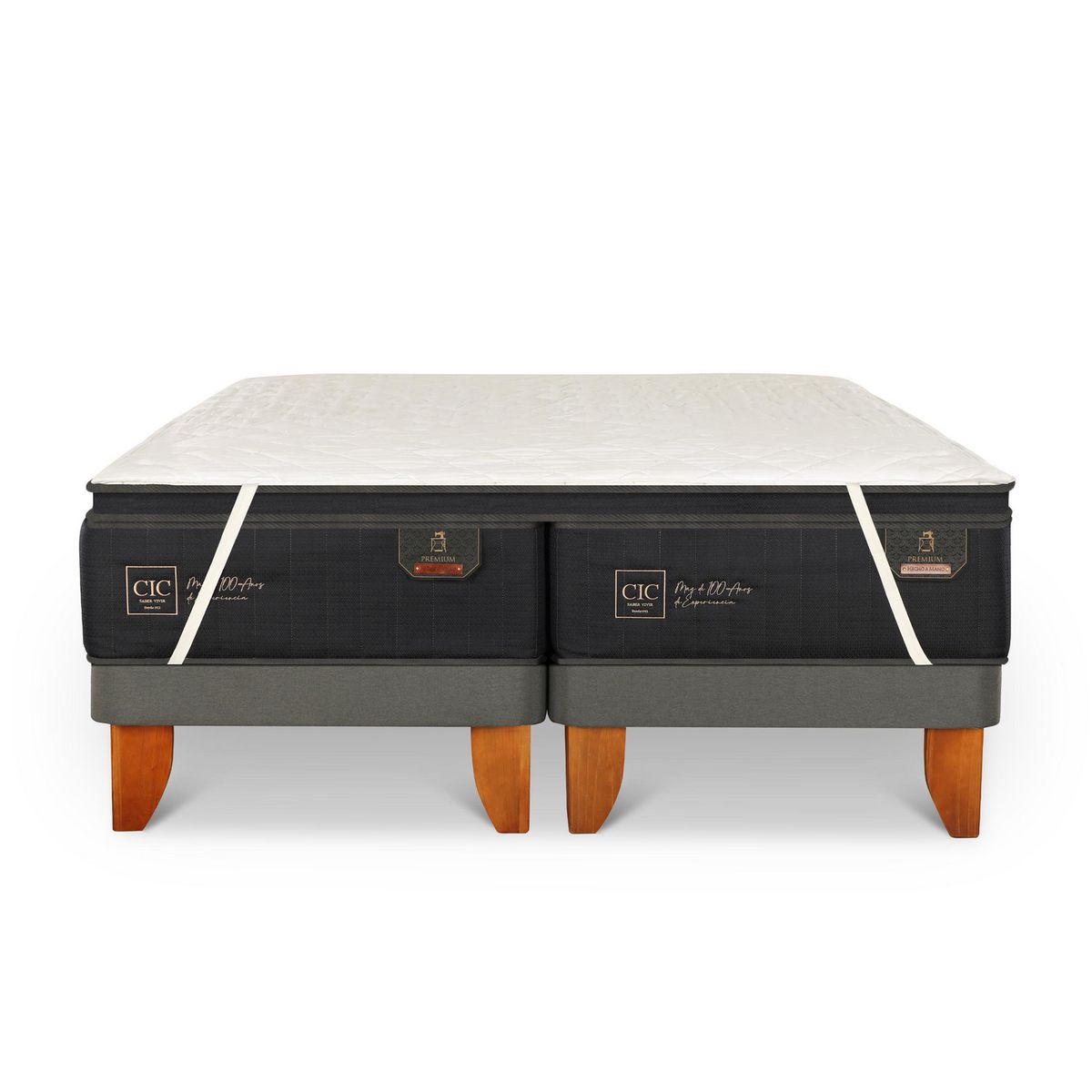 CIC - Duplex Cama Europea King Europea Premium Blanco