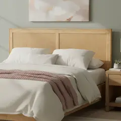 CIC - Respaldo King Sava Madera natural