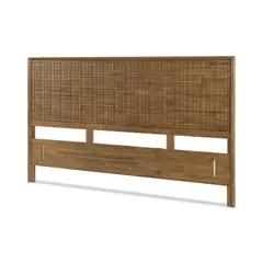 CIC - Respaldo King Adria Madera natural oscura