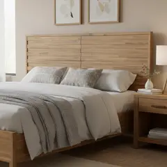 CIC - Respaldo King Rodano Marrón oscuro