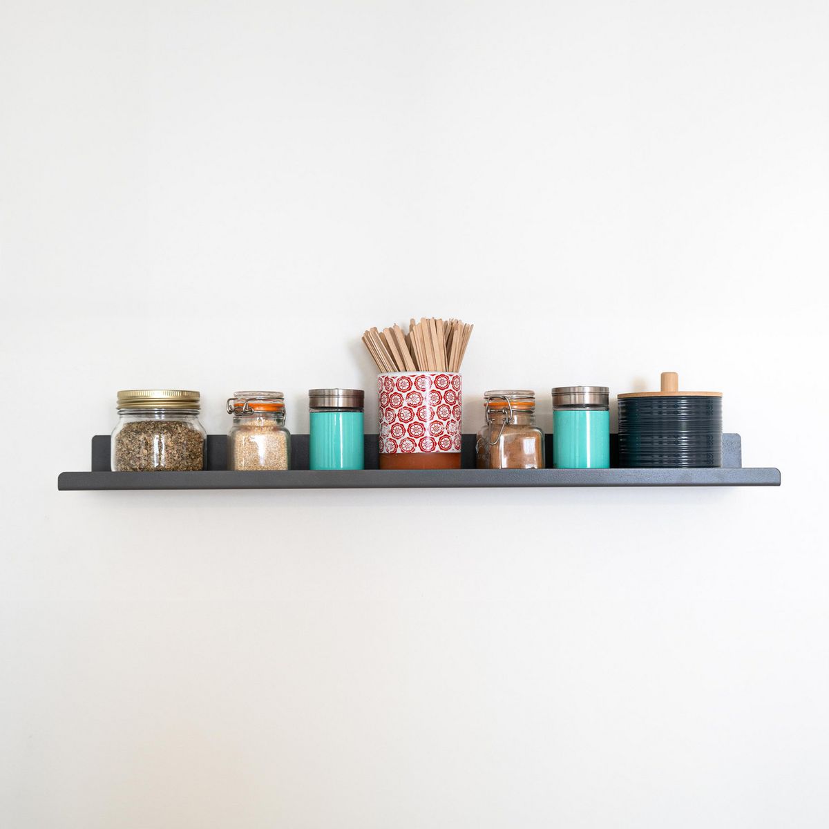 DUCASSE - Repisa Acero 1 Nivel(es) 59xx9.5 cm Gris