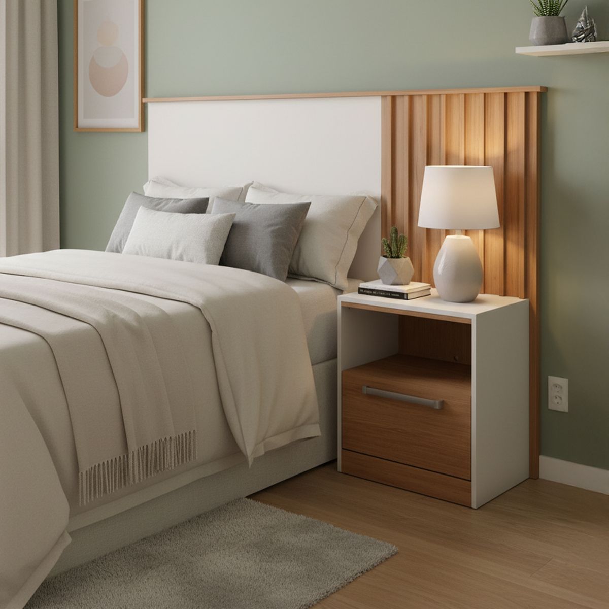 DECOCASA - Respaldo 1 plaza Lucila Castaño Off White