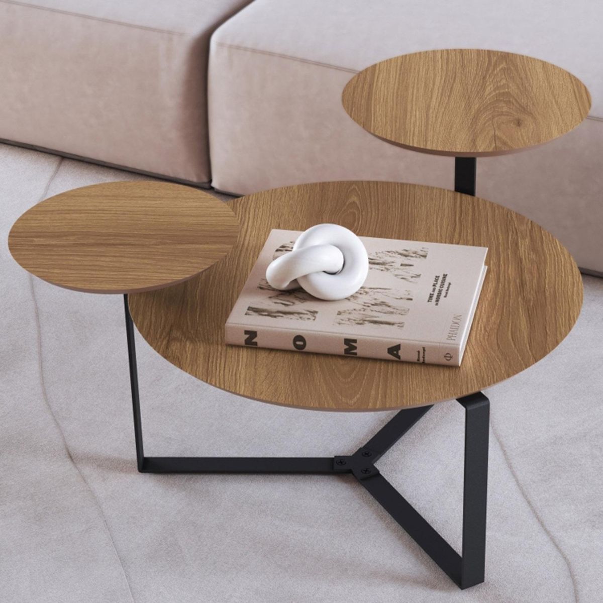 DECOCASA - Kit mesas Domenica Café 61.8x82.8x45 cm