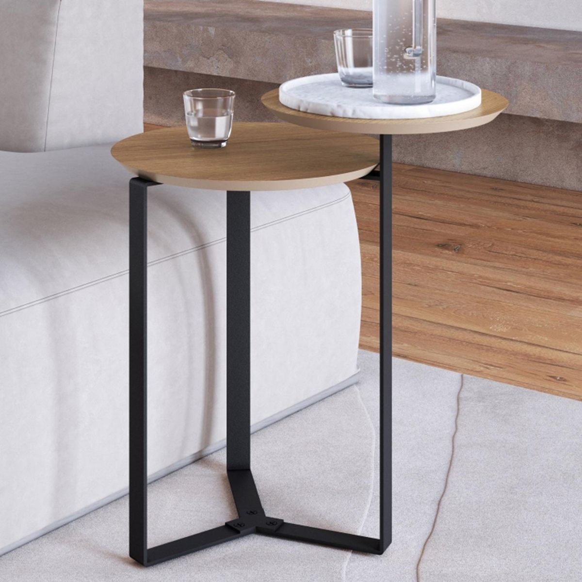 DECOCASA - Kit mesas Domenica Café 61.8x82.8x45 cm