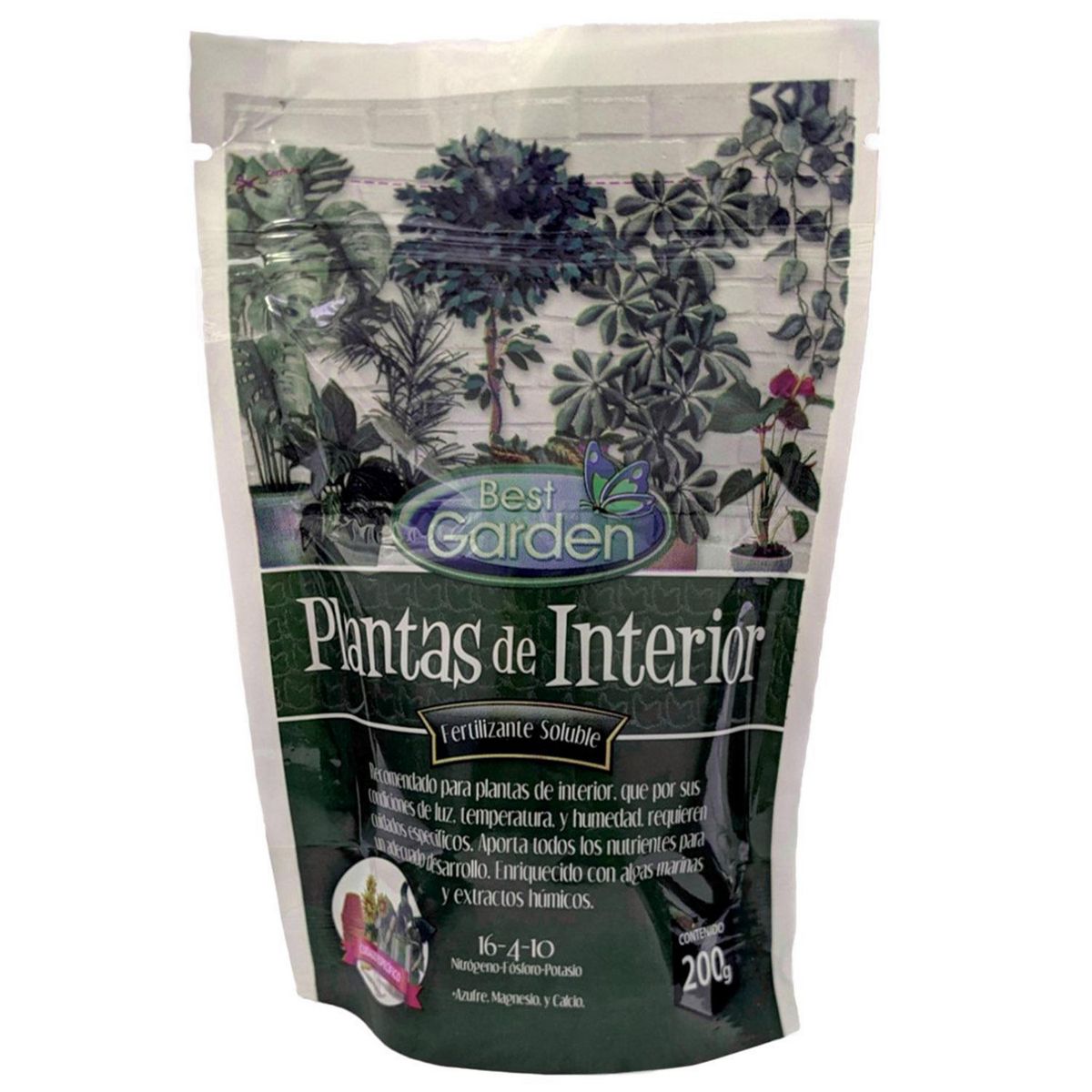 BEST GARDEN - Fertilizante soluble para plantas de interior 200gr