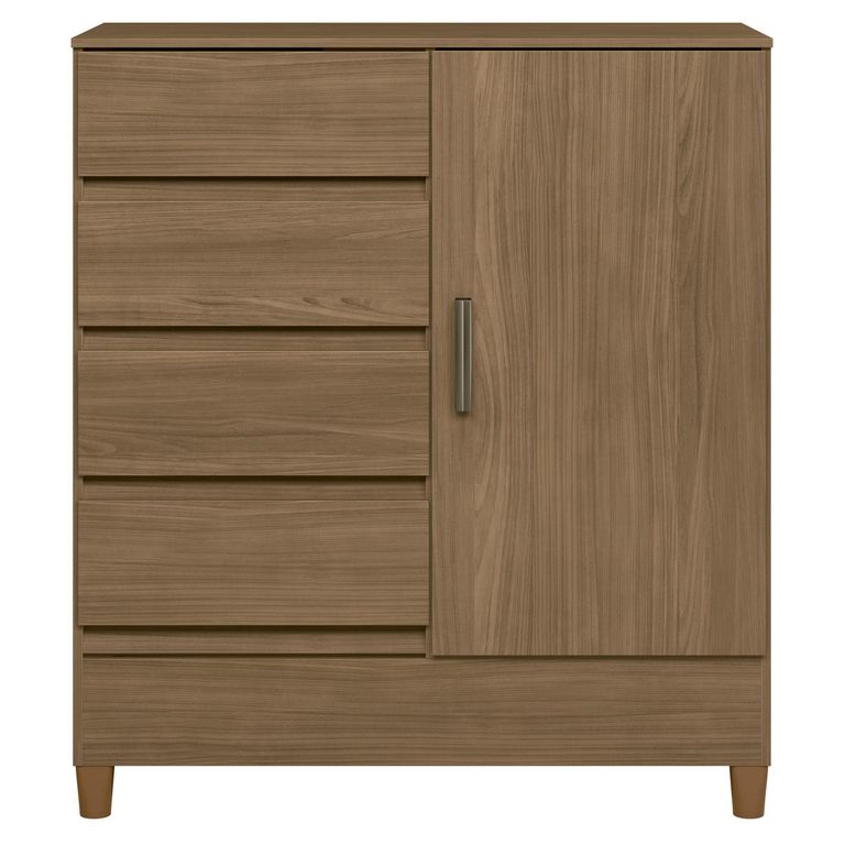 Cómoda 4 Cajón(es) Fit Jequi 90x100.7x39.2 cm Café