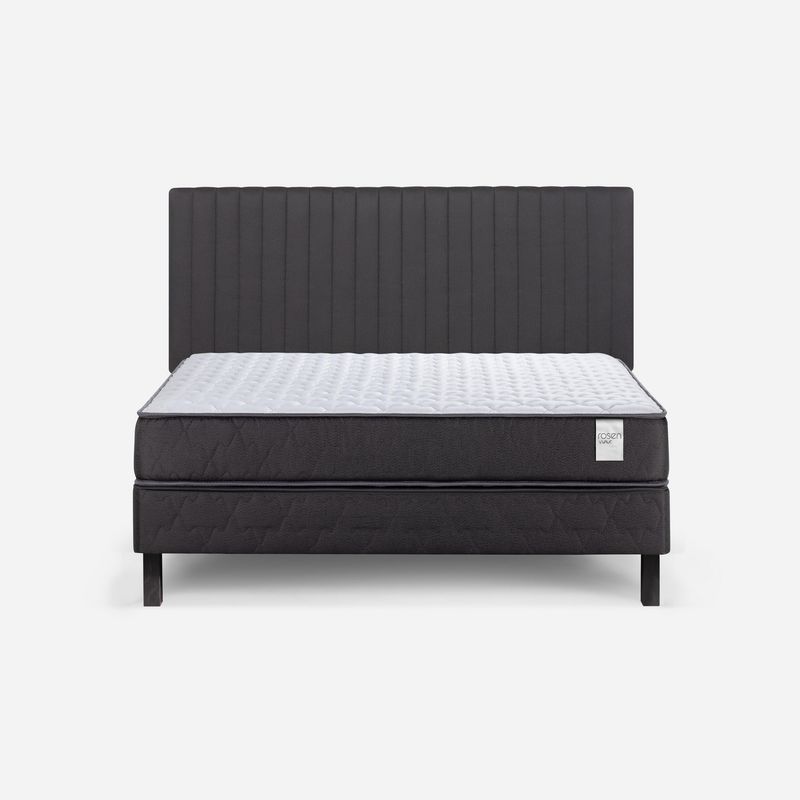 ROSEN - Cama 2 Plazas Europea Wave Grafito