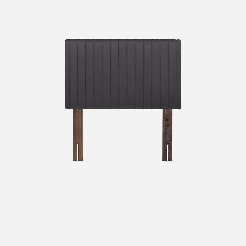 ROSEN - Cama 1.5 Plazas Europea Wave Grafito