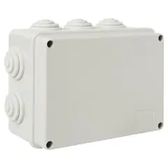 MEC - Caja Estanca cuadrada IP54 10 Conos de Entrada 10mm a 25mm (3/8''a1'')