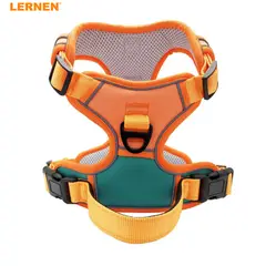 LERNEN - Arnes reflectante anti tirones naranjo talla XL