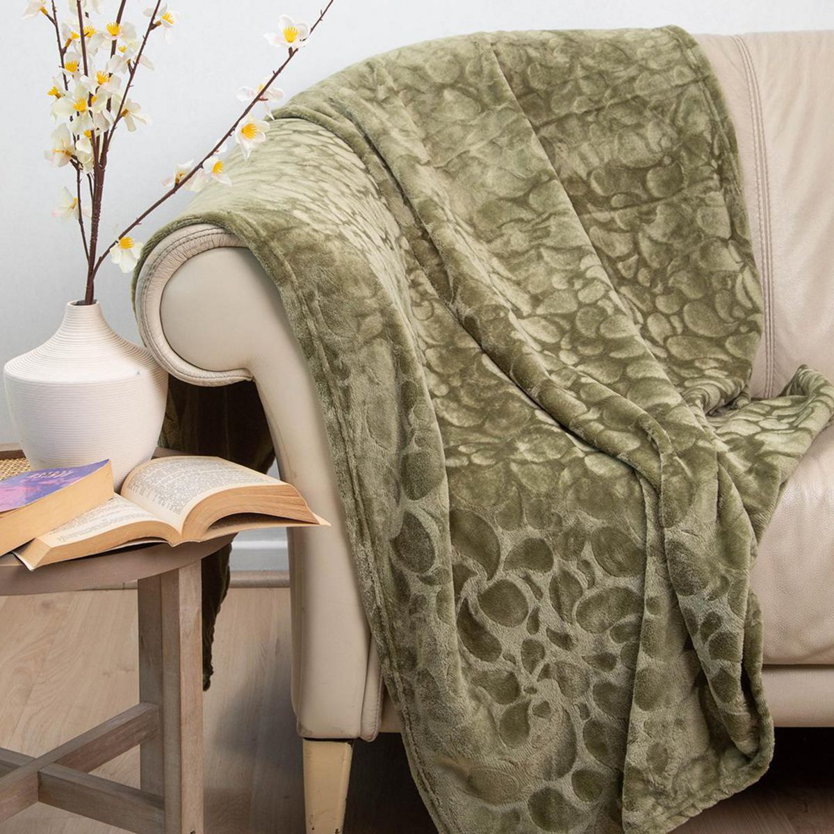 DORAL - Manta Deluxe 1.5 plazas Verde