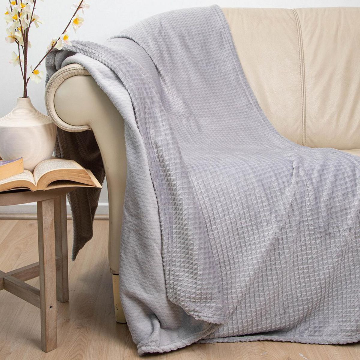 DORAL - Manta Deluxe 1.5 plazas Gris