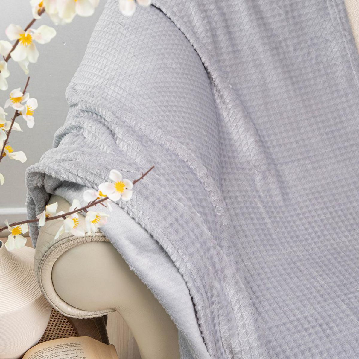 DORAL - Manta Deluxe 1.5 plazas Gris