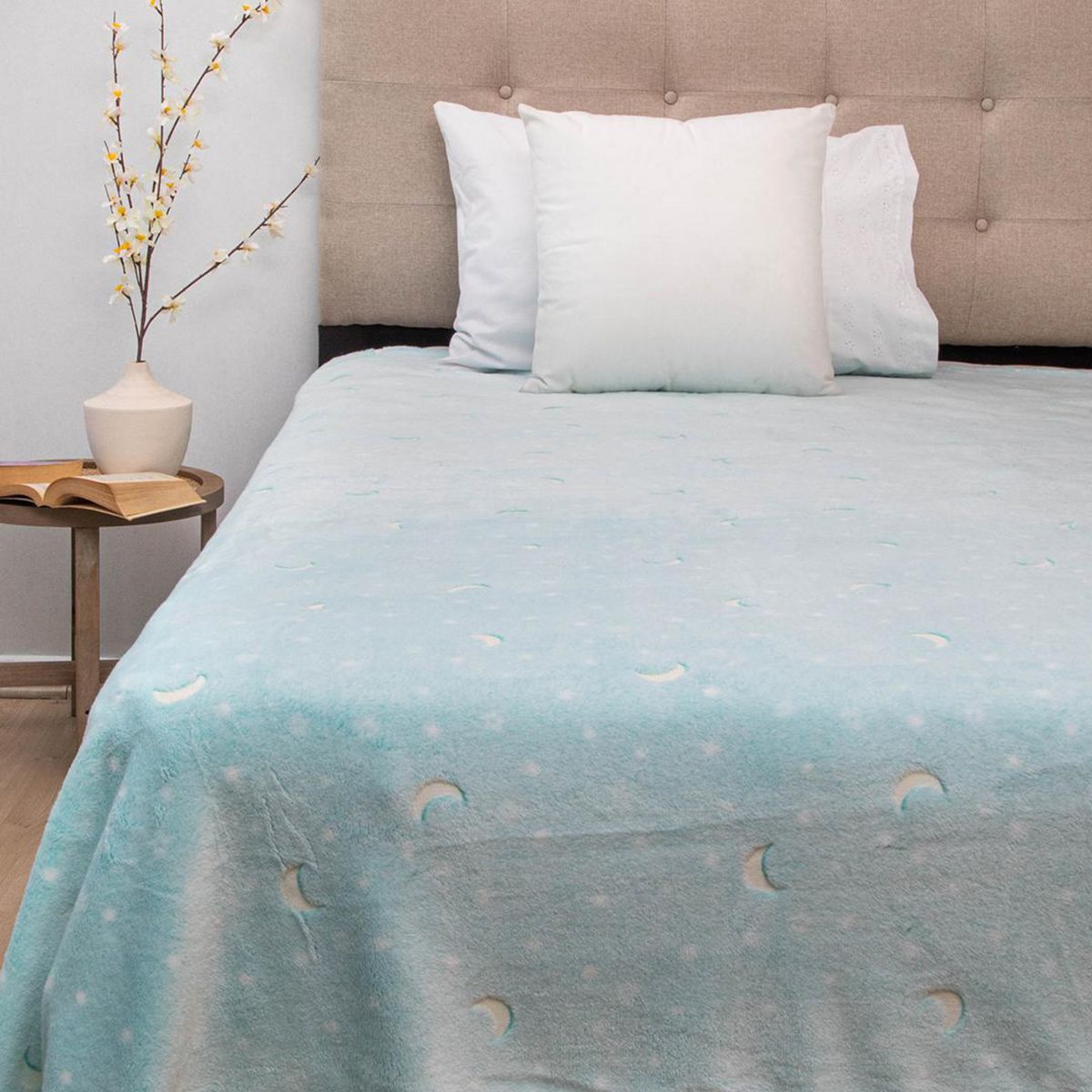 DORAL - Frazada Deluxe 1.5 plazas Gris