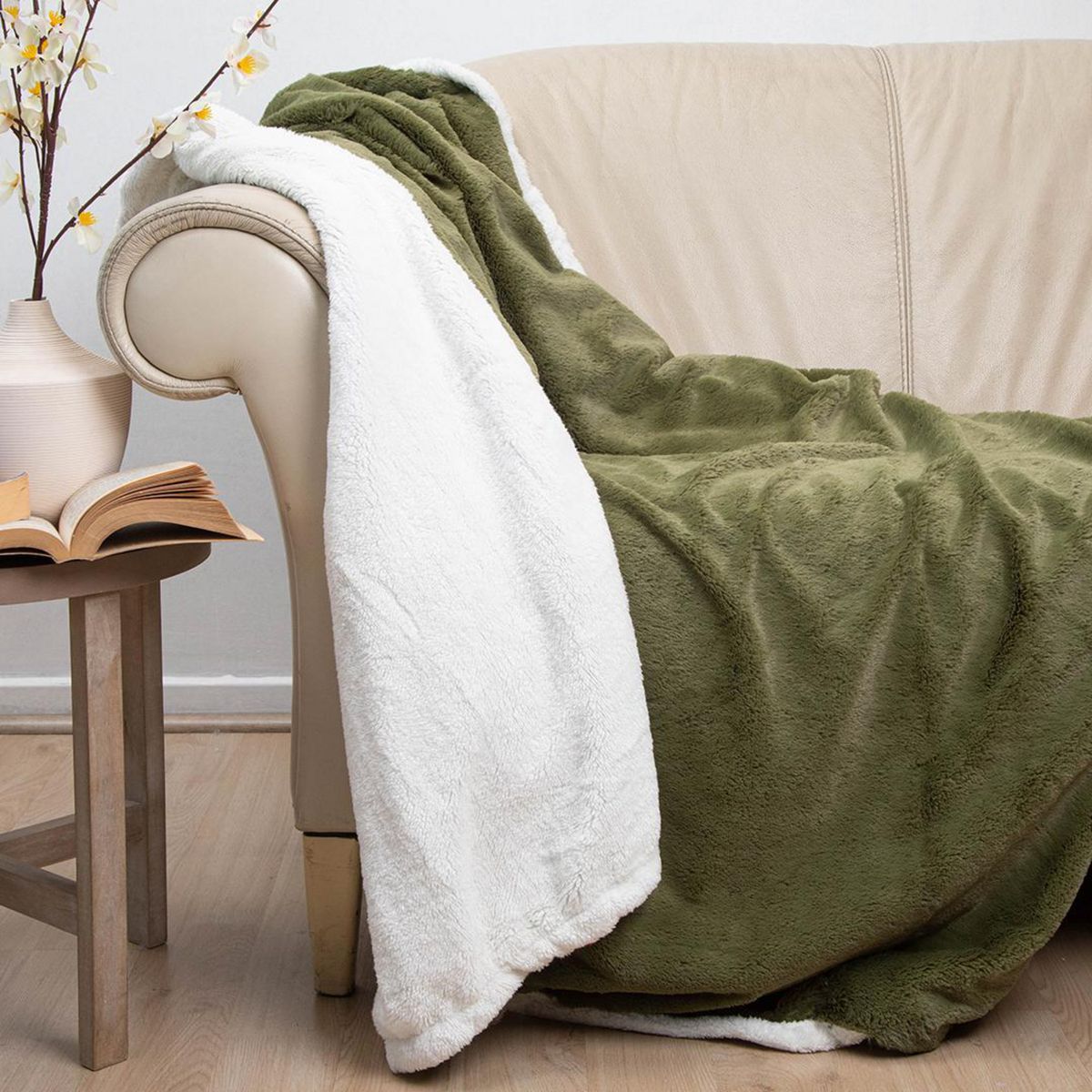 DORAL - Manta Deluxe 1.5 plazas Verde