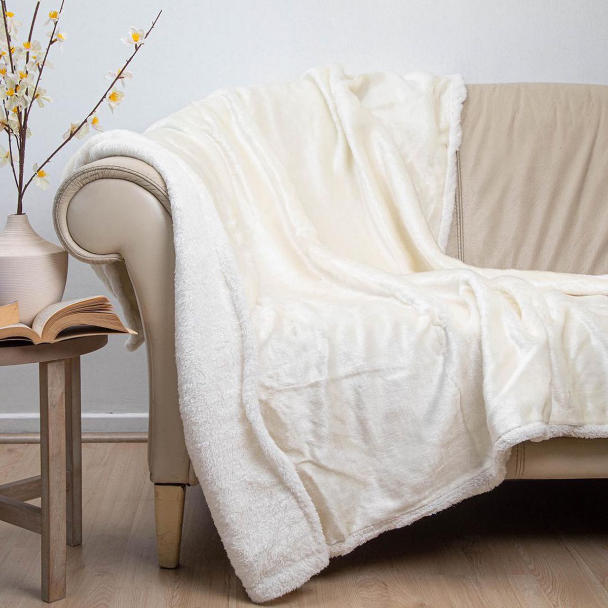 DORAL - Manta Deluxe 1.5 plazas Crudo