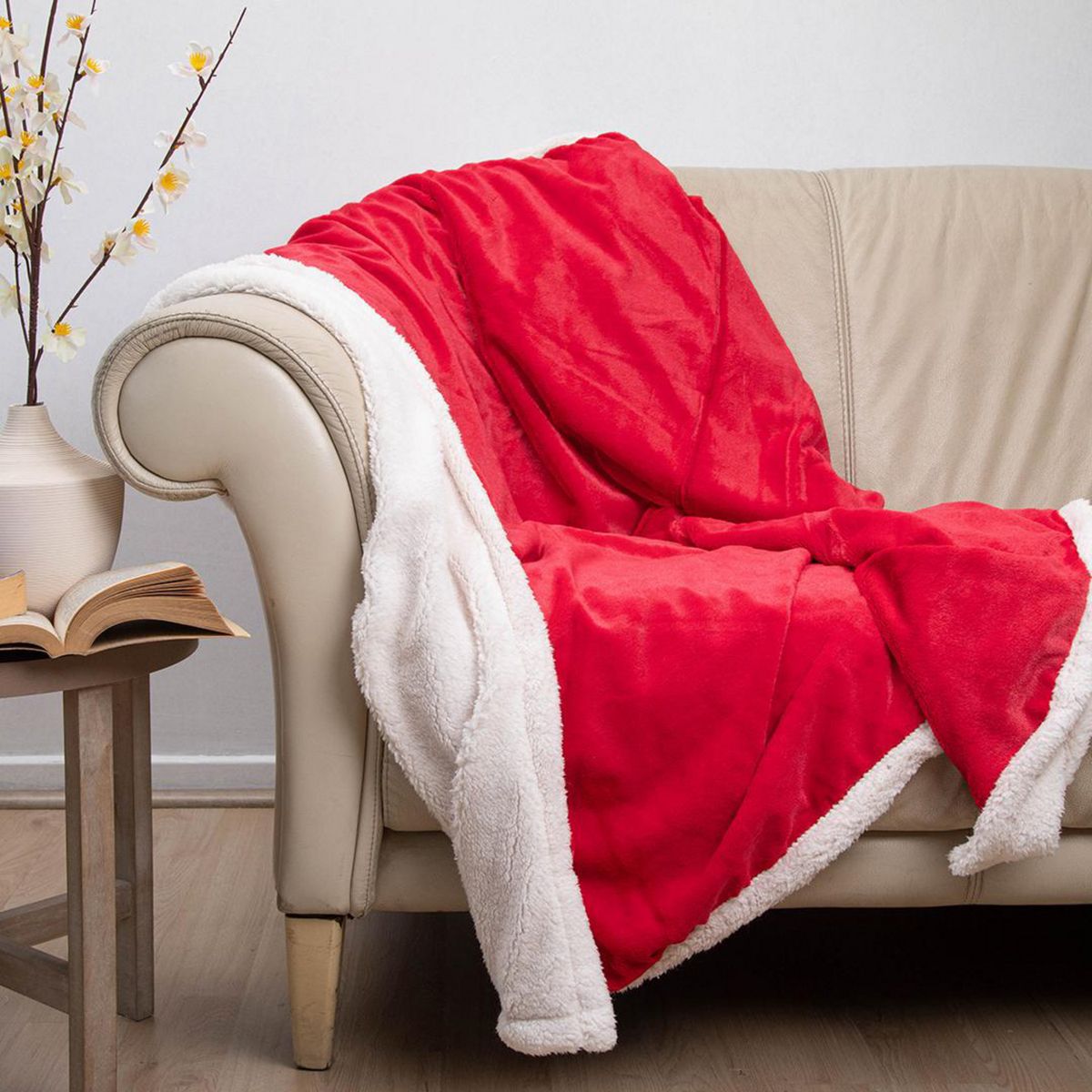 DORAL - Manta Deluxe 1.5 plazas Rojo