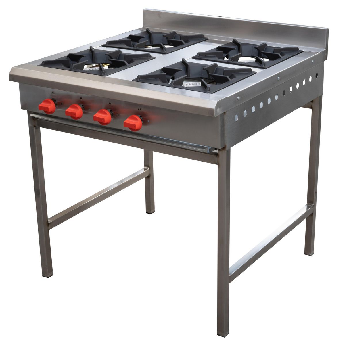 VENTUS - Anafe Industrial 4 Quemadores Gas Licuado 83 Cm