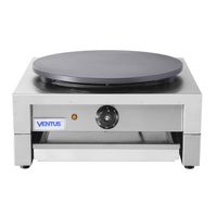 Crepera Eléctrica Sobremesa Industrial 45 Cm