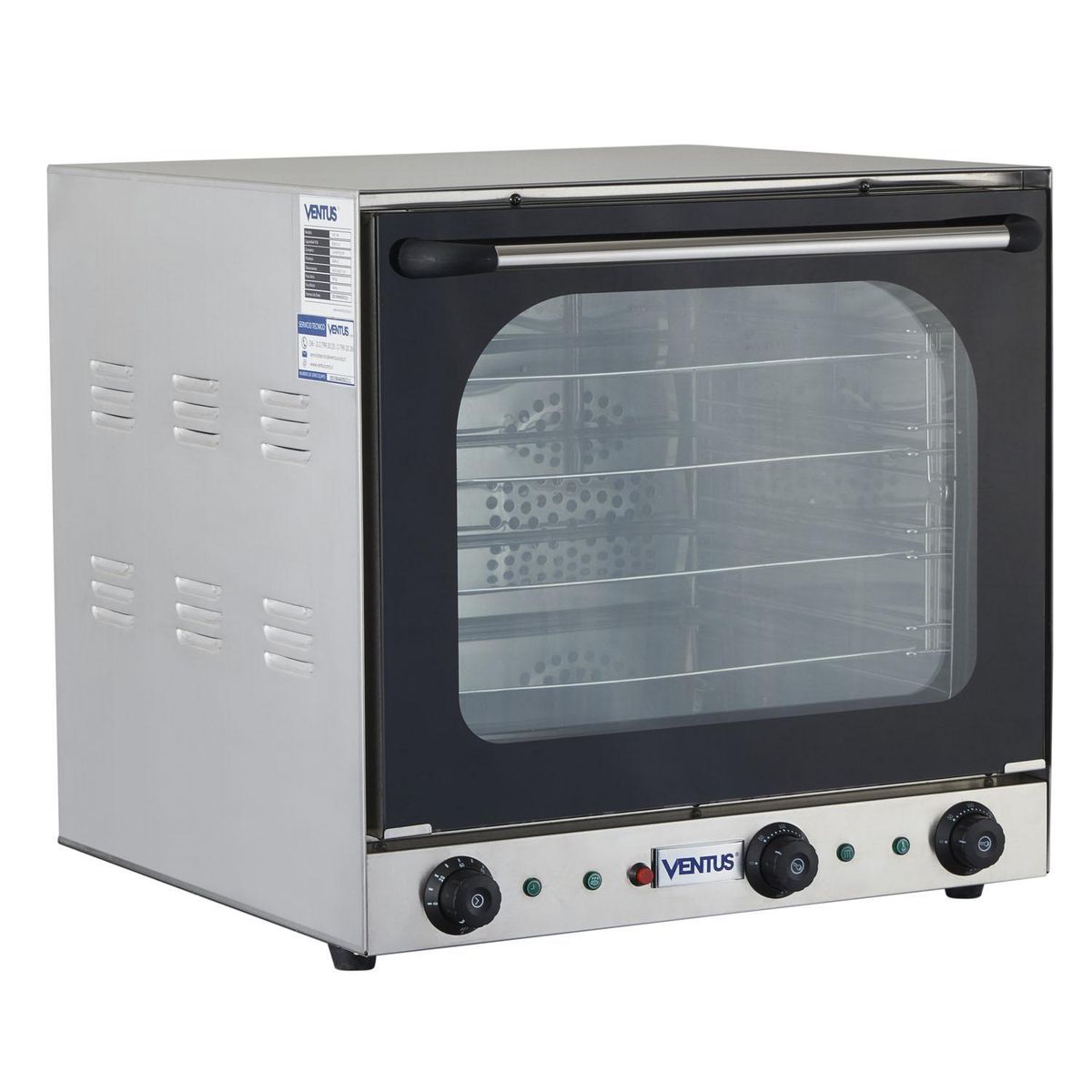 VENTUS - Horno Convector Industrial Humidificador 63 Litros