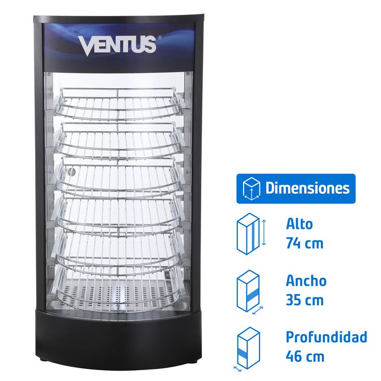 Vitrina Mantenedor Caliente Sobremesa VMCD-1A