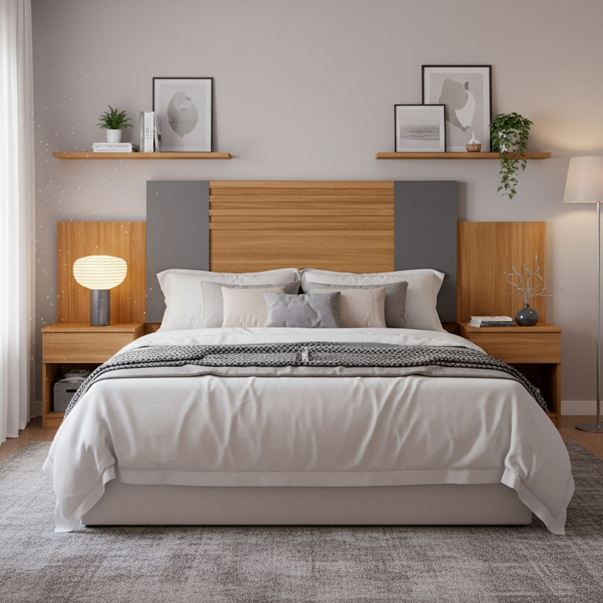 DI PORETTI - Respaldo 2 plazas Araguaia Café/gris