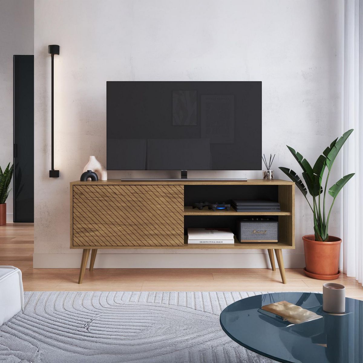 AMUV - Rack 49 " Camel Café 135x62x36 cm