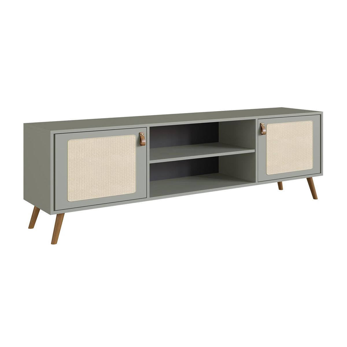 AMUV - Rack 75 " Salvia Gris y beige 180x55x38 cm