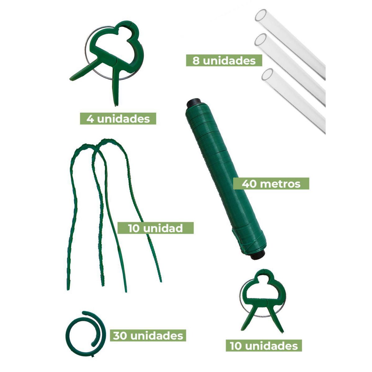 PLANT ME - Caja Accesorios Tutores 63 unidades