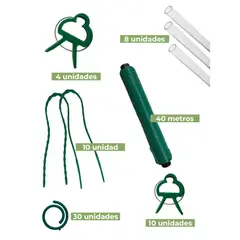 PLANT ME - Caja Accesorios Tutores 63 unidades