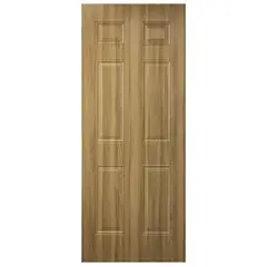 ODIS - Puerta de Exterior Metal 80x200 cm Home Maple