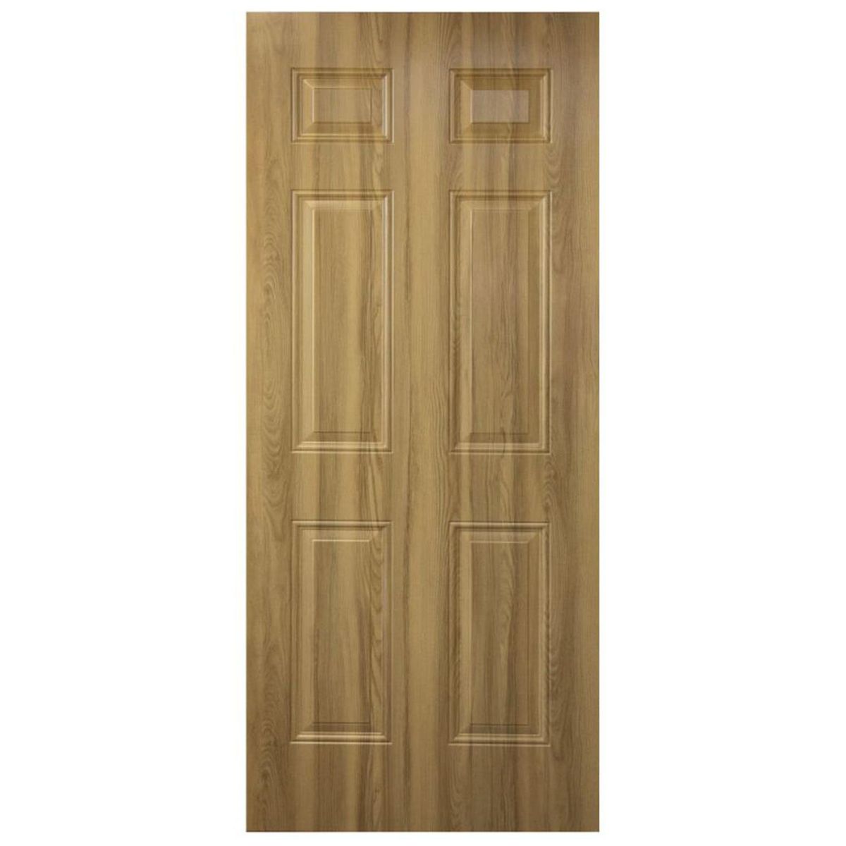 ODIS - Puerta de Exterior Metal 85x200 cm Home Maple