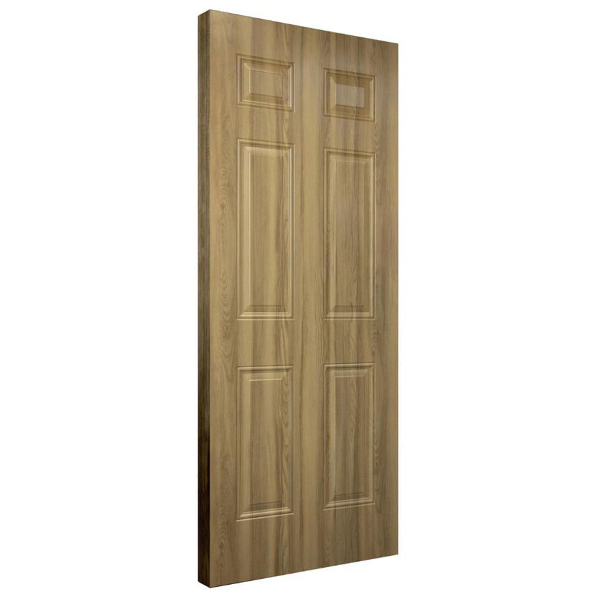 ODIS - Puerta de Exterior Metal 90x200 cm Home Maple
