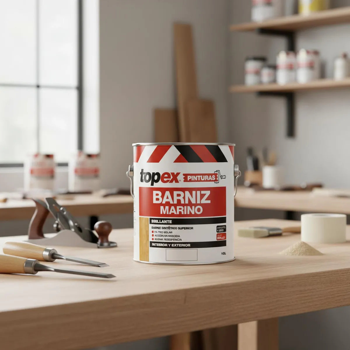 TOPEX - Barniz Marino Brillante 1 galón(es) Alerce