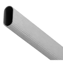 DVP - Barra closet oval aluminio 1 m