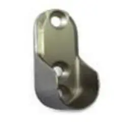 DVP - Soporte barra ovalada cromo 2 un