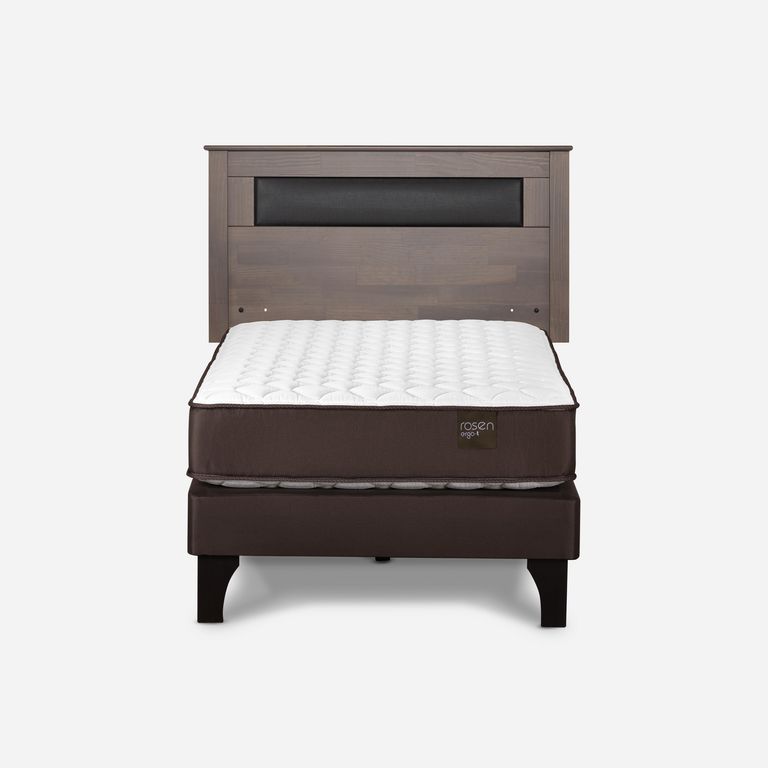 Cama 1.5 Plazas Europea New Ergo T + Respaldo