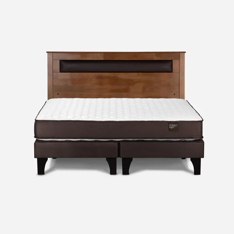 ROSEN - Cama 2 Plazas Europea New Ergo T + Respaldo