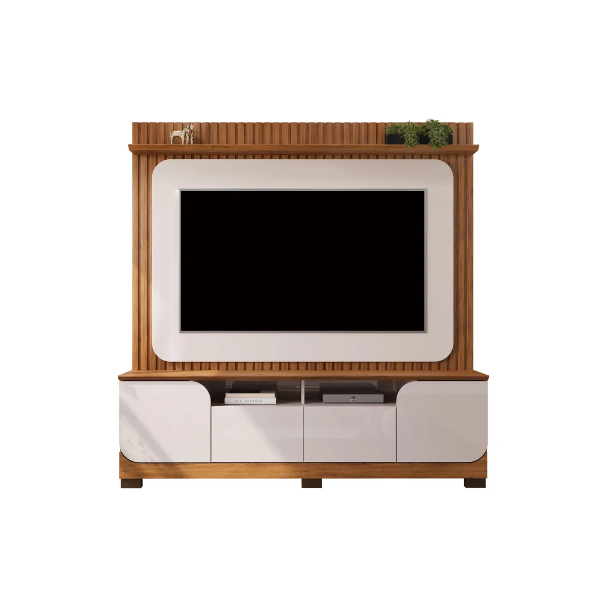 ALTAVISION - Home TV 65 " Vogue Freij Café/Blanco Off 182.5x188x42 cm