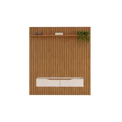 ALTAVISION - Panel TV 65 " Pratic 183 Café/Blanco Off 183.3x212x35.5 cm
