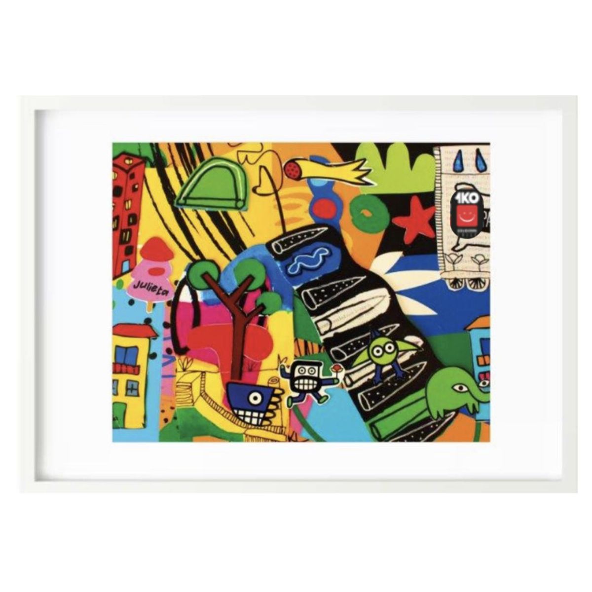 1KO - Cuadro Arte Edudown 33x43 cm