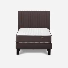 ROSEN - Cama 1.5 Plazas Europea New Ergot Café