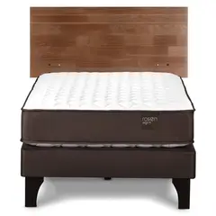 ROSEN - Cama 1.5 Plazas Europea New Ergot Café