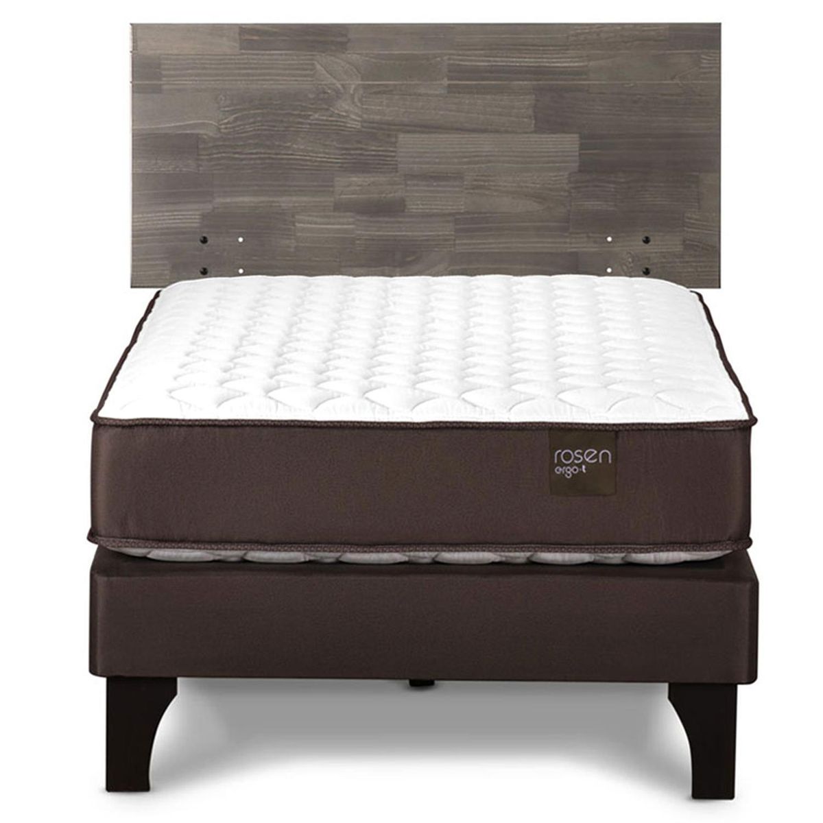 ROSEN - Cama 1.5 Plazas Europea New Ergo T + Respaldo