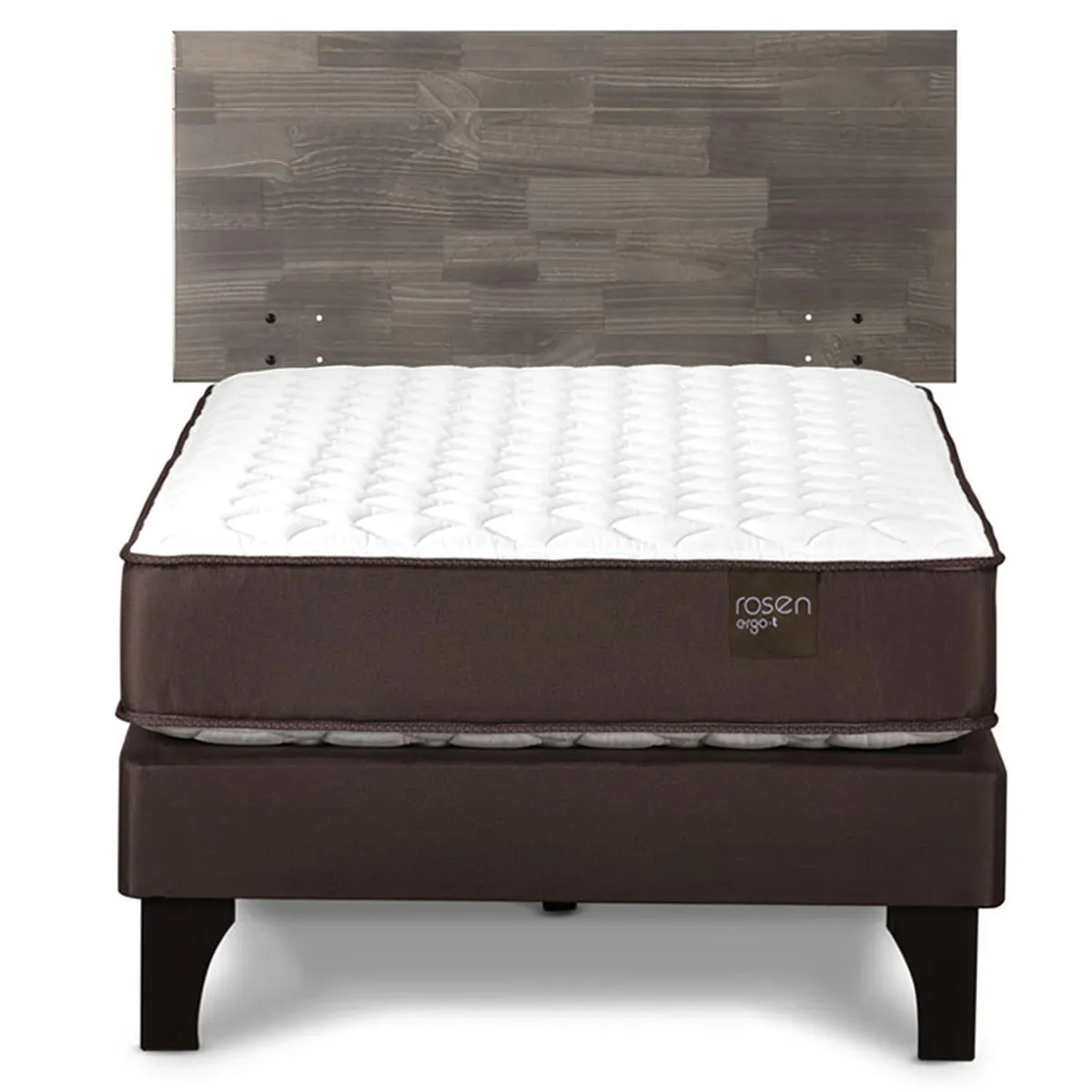 ROSEN - Cama 1.5 Plazas Europea New Ergo T + Respaldo