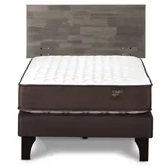 ROSEN - Cama 1.5 Plazas Europea New Ergot Café