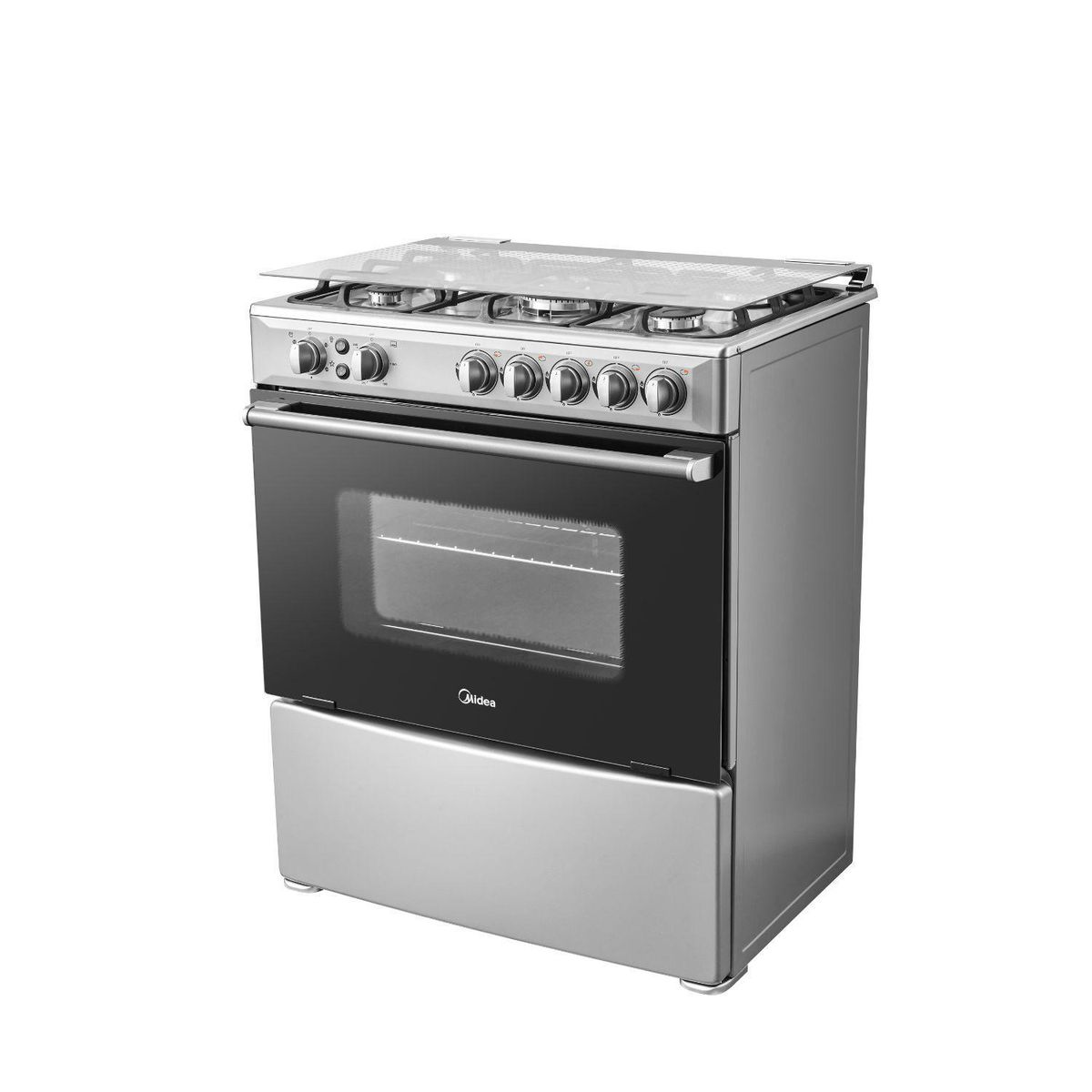 MIDEA - Cocina a Gas 5 Platos Silver MFO-MG30ACQSL