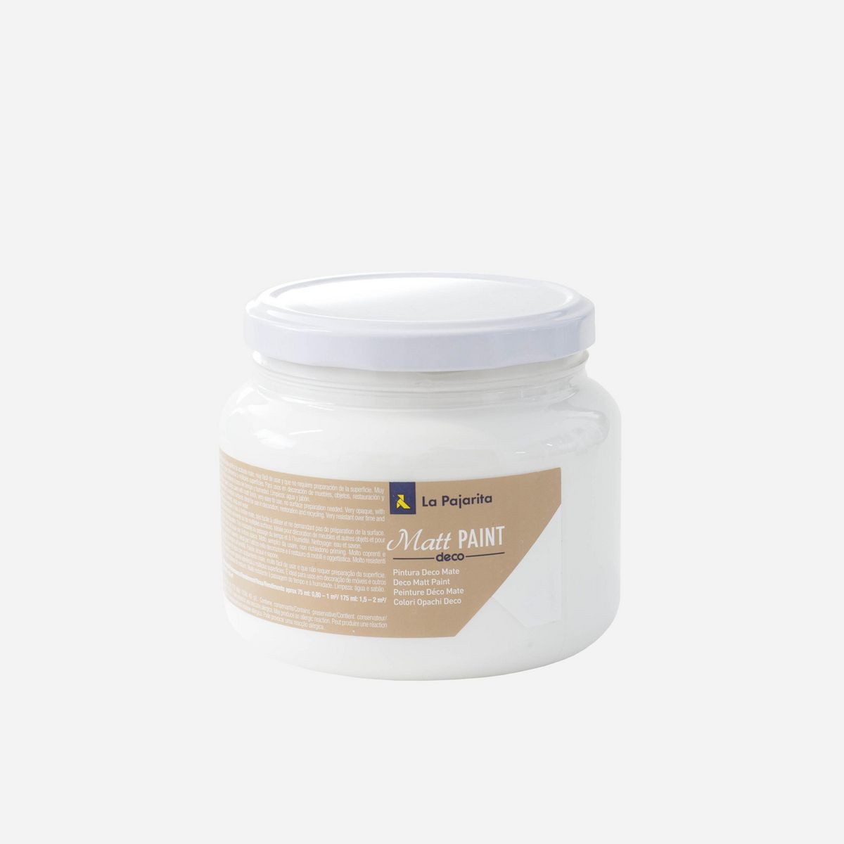 LA PAJARITA - Pintura Blanco Igloo 500 ml