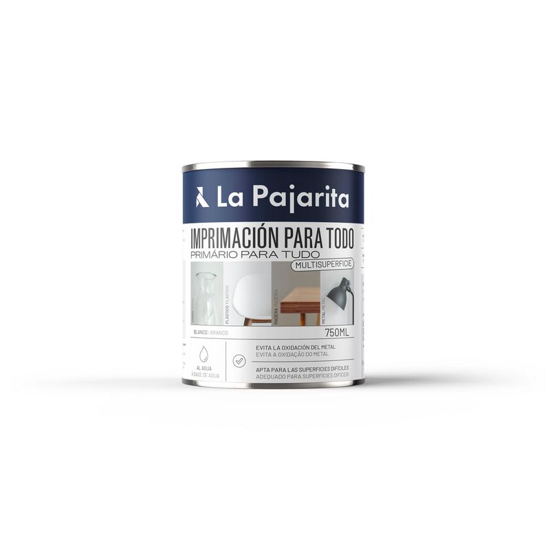 LA PAJARITA - Imprimación para Todo  Blanco 750 ml